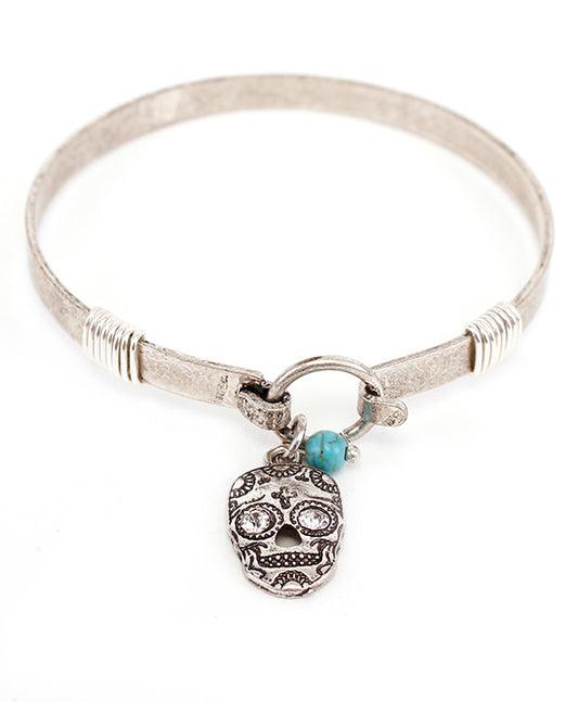 Sweet Skull Wire Bracelet