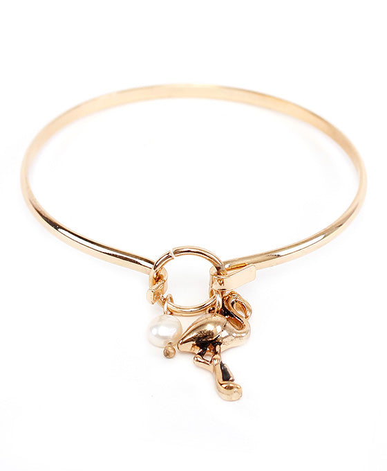 Flamingo Wire Bracelet