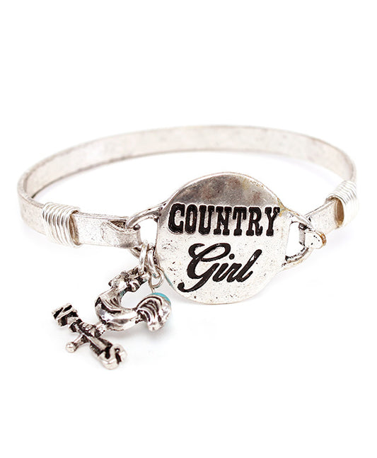 COUNTRY GIRL Wire Bracelet