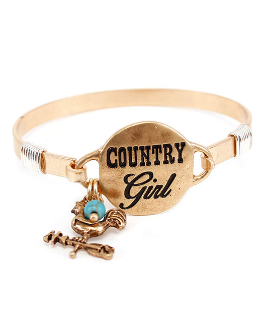 COUNTRY GIRL Wire Bracelet