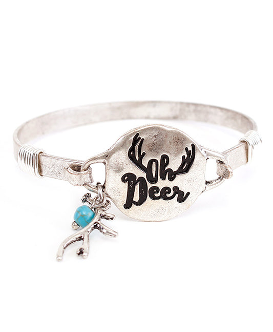 OH DEER Wire Bracelet