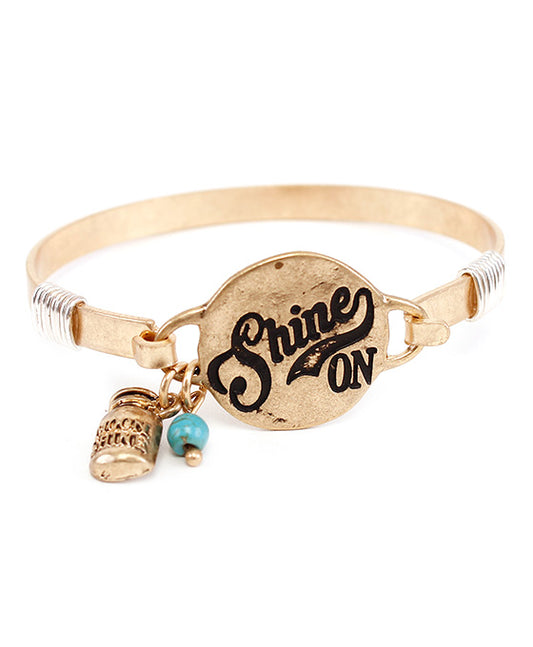SHINE ON Wire Bracelet