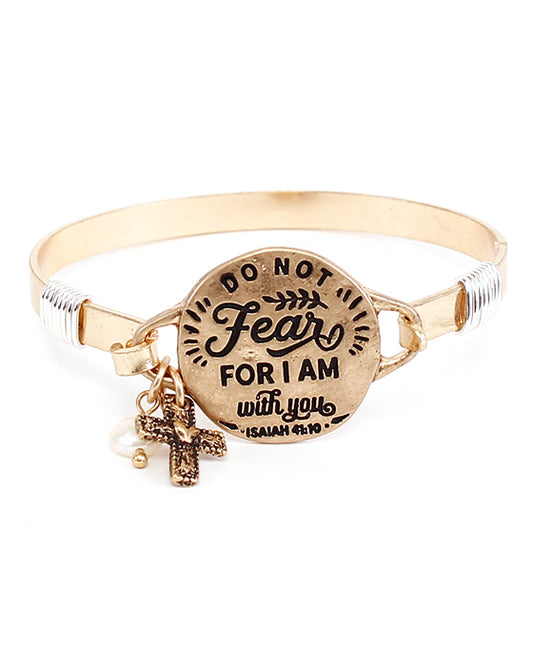 DO NOT FEAR Wire Bracelet
