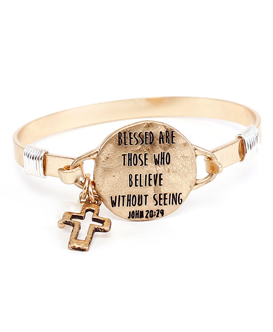 BLESSED ARE THOSE Wire Bracelet