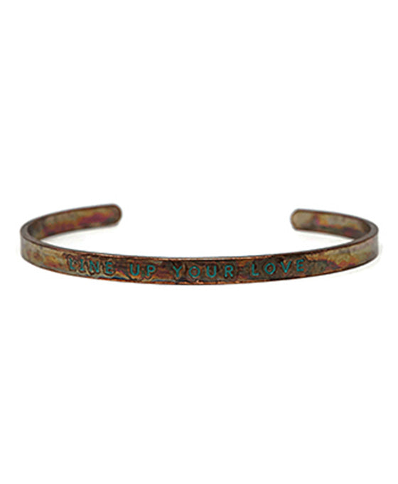 LINE UP YOUR LOVE Inspirational Bracelet