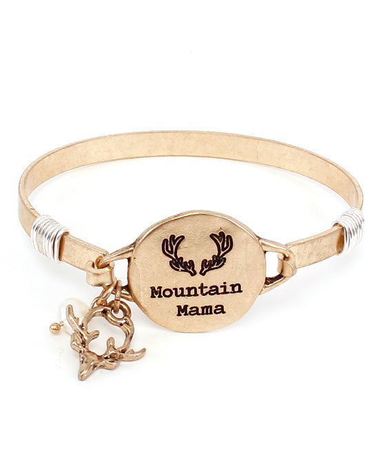 MOUNTAIN MAMA Wire Bracelet