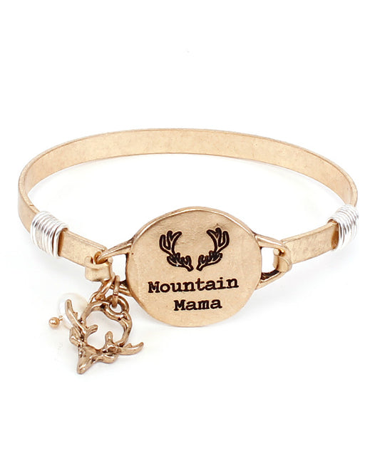MOUNTAIN MAMA Wire Bracelet