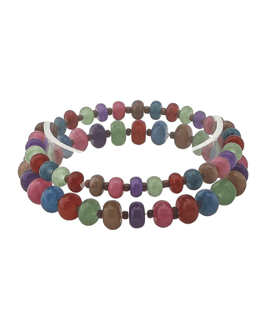 Double Strand Beaded Bracelet