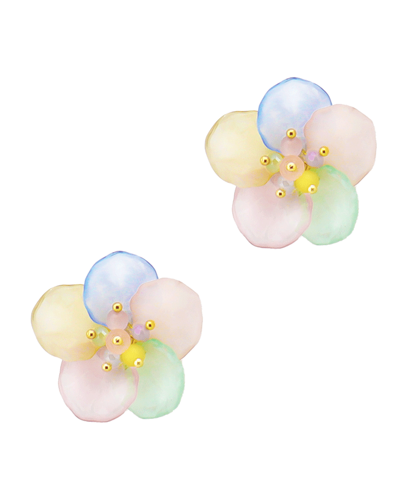 Flower Post Earring