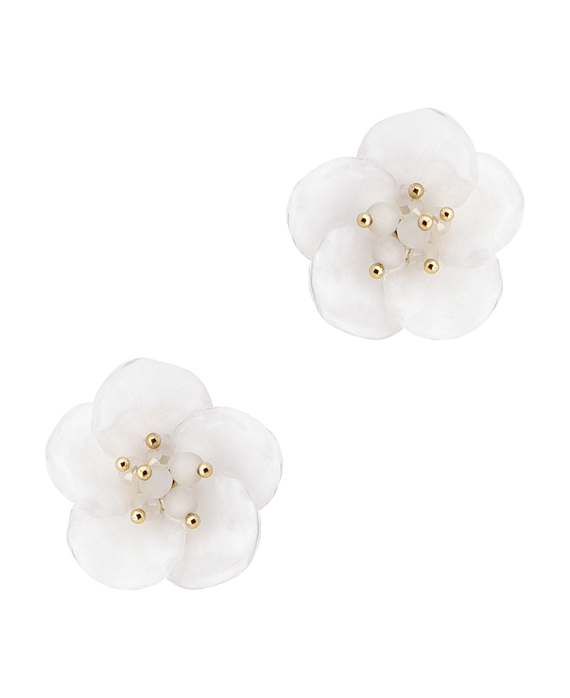 Flower Post Earring