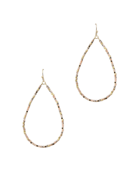 Small Beads Teardrop Earring