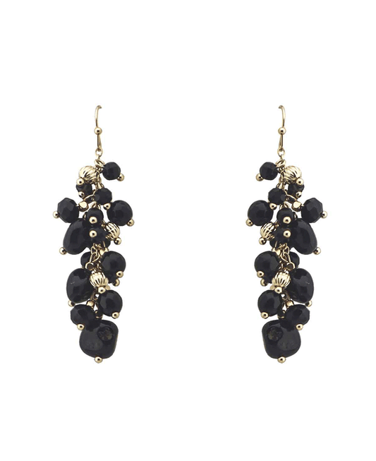 Mixed Bead Cluster Earring