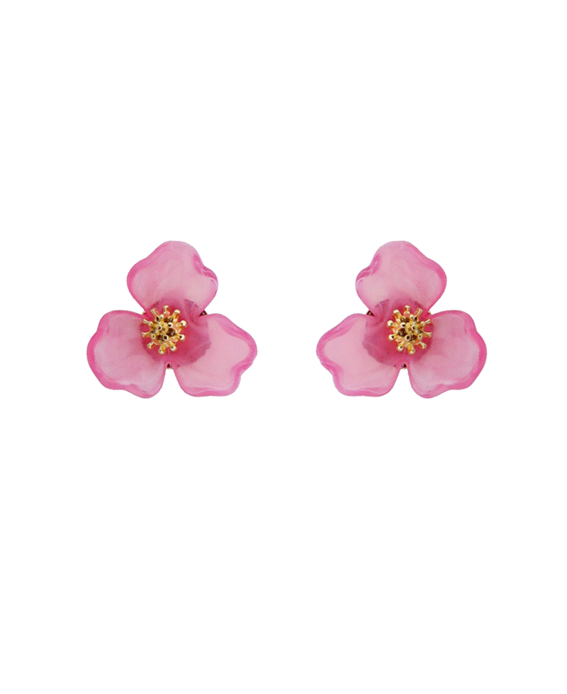 Flower Post Earring