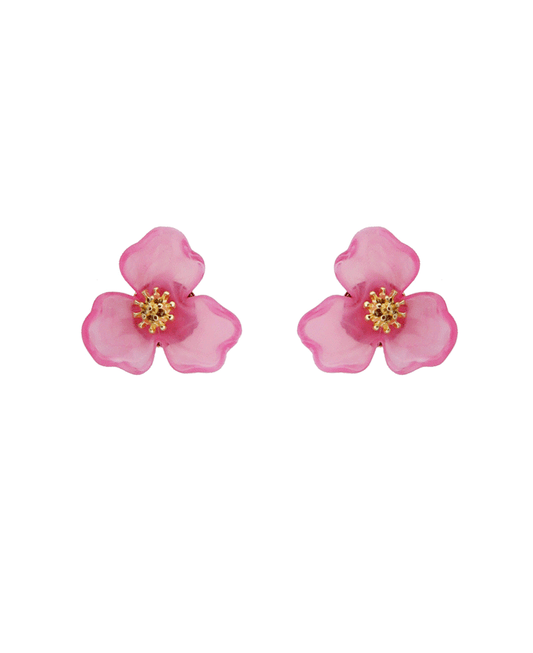 Flower Post Earring