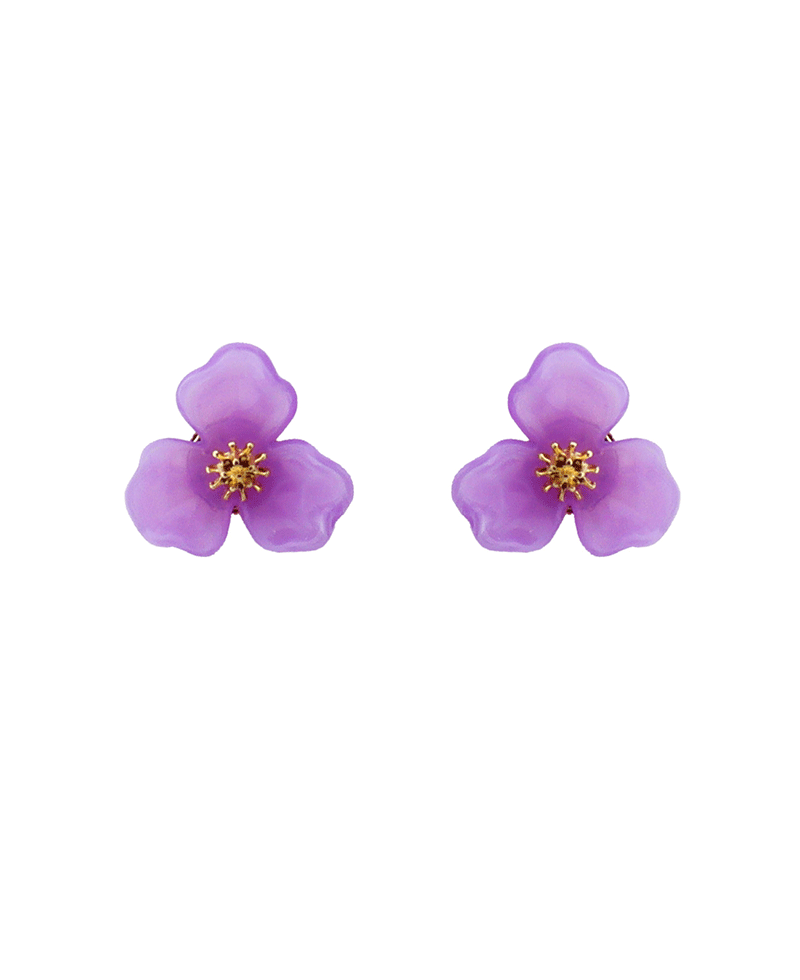 Flower Post Earring