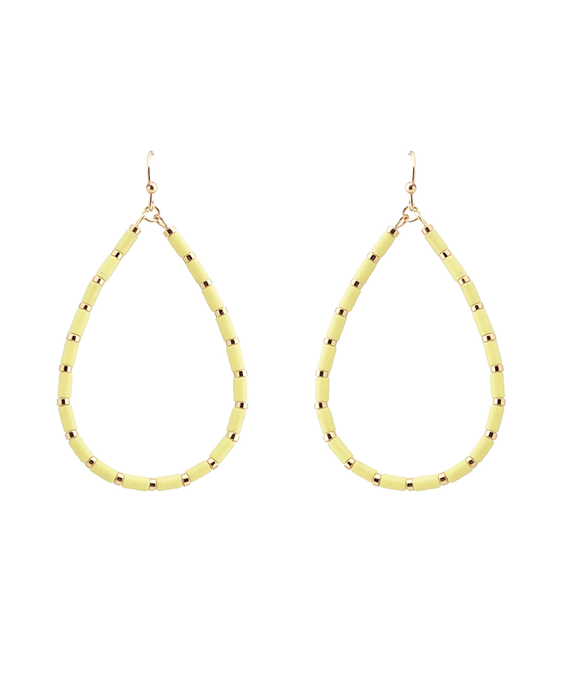 Beaded Teardrop Earring