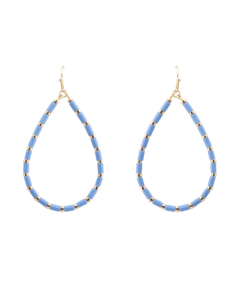 Beaded Teardrop Earring