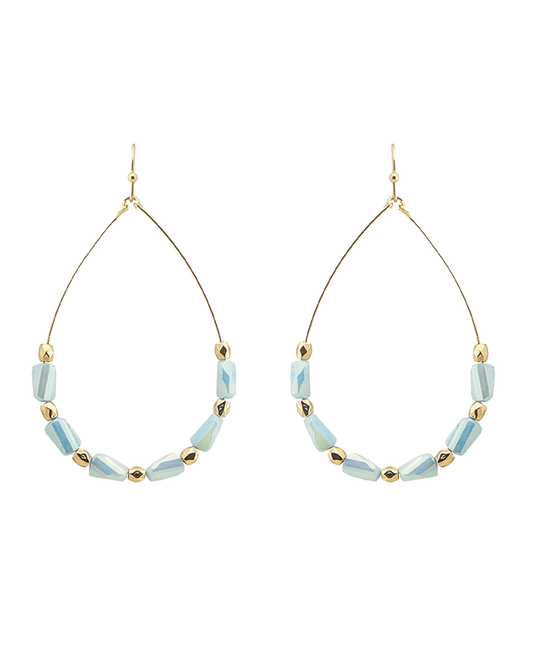 Beaded Teardrop Earring