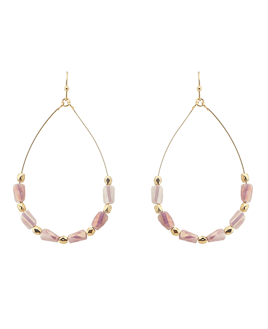 Beaded Teardrop Earring