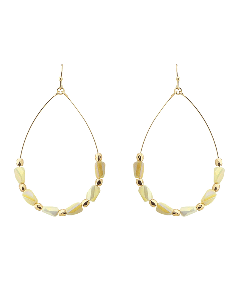 Beaded Teardrop Earring