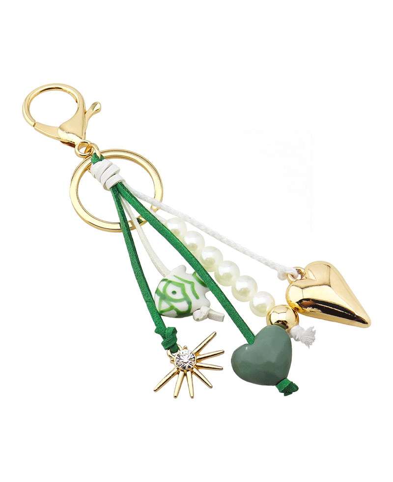 Multi Charm Key Chain