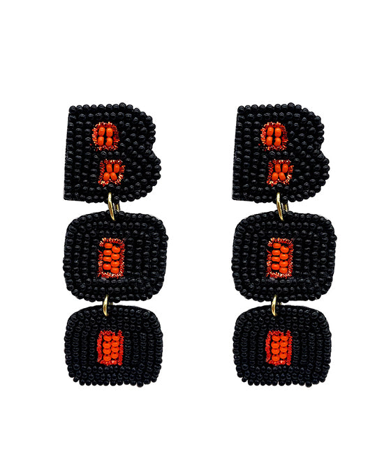 Halloween Seed Beaded Earring