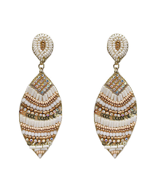 Serape Seed Beaded Earring