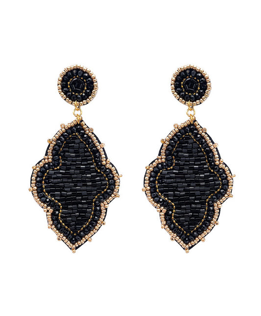Moroccan Seed Beaded Earring