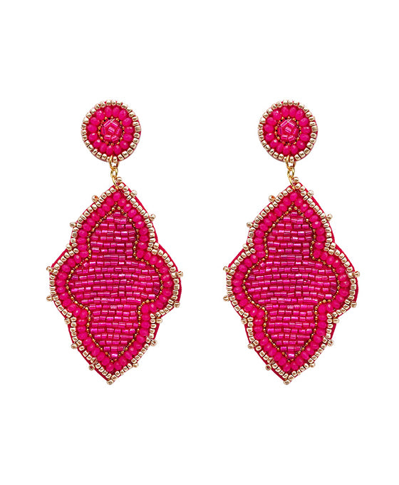 Moroccan Seed Beaded Earring