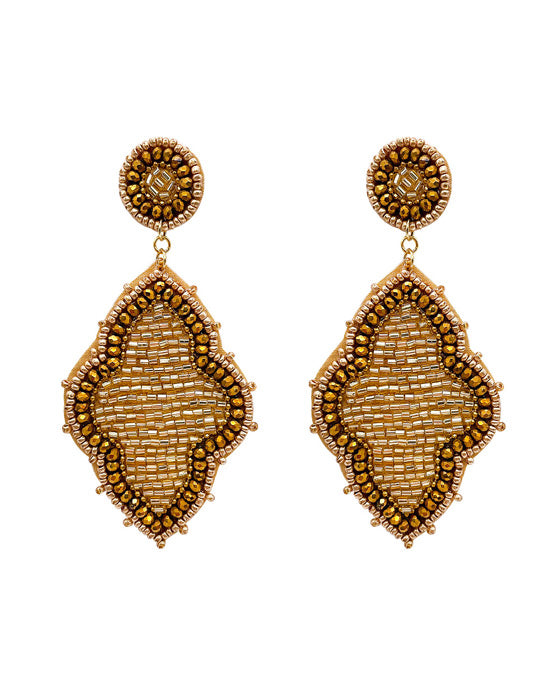 Moroccan Seed Beaded Earring