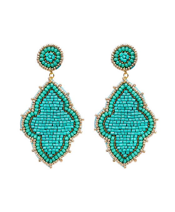 Moroccan Seed Beaded Earring