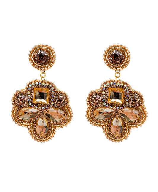 Glass Beaded Post Earring