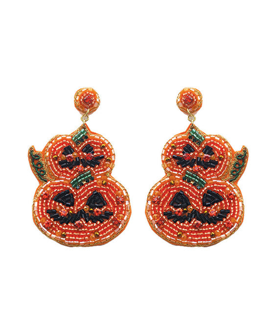 Halloween Pumpkin Earring