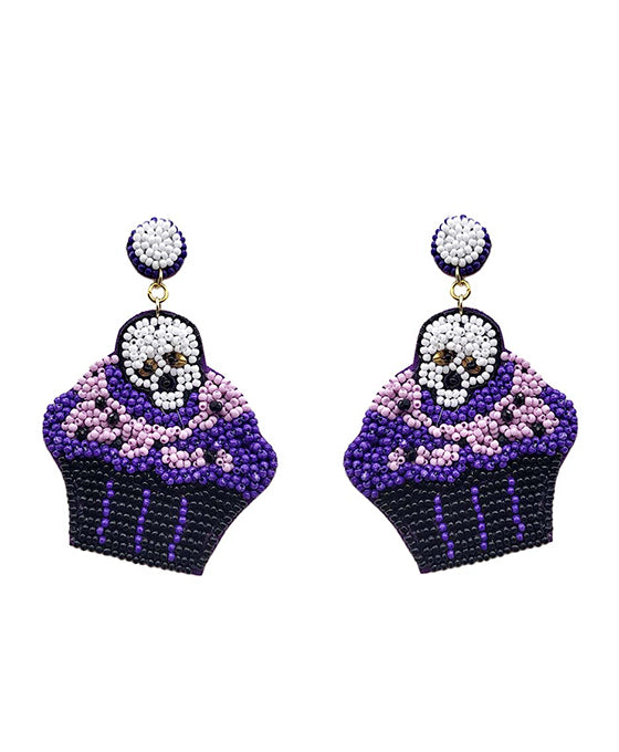 Halloween Cupcake Earring