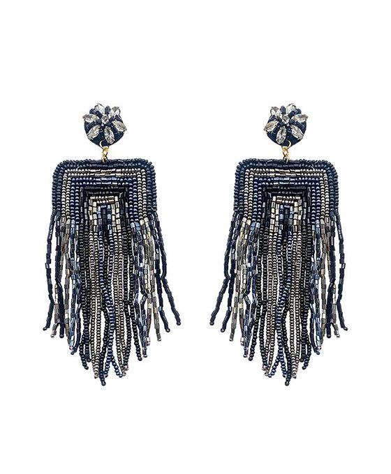 Beaded Tassel Earring
