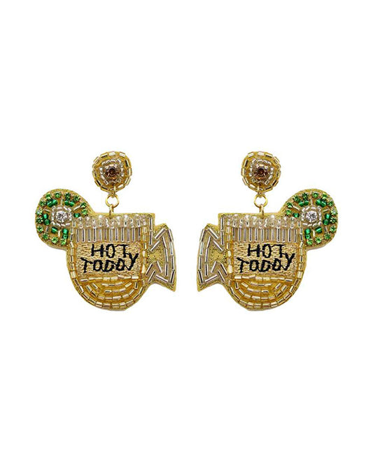 Beaded Liquor Shot Earring