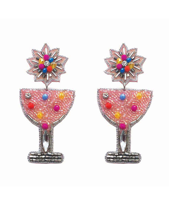 Beaded Cocktail Earring
