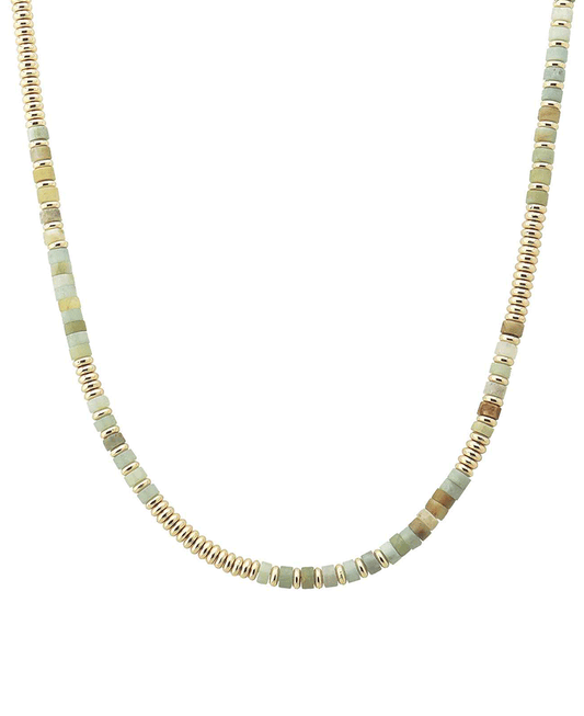 Mixed Rondelle Bead Necklace