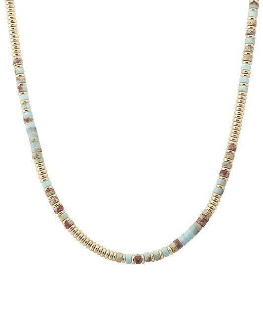 Mixed Rondelle Bead Necklace
