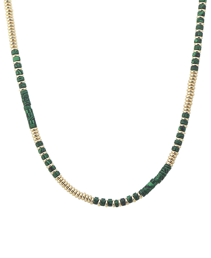 Mixed Rondelle Bead Necklace