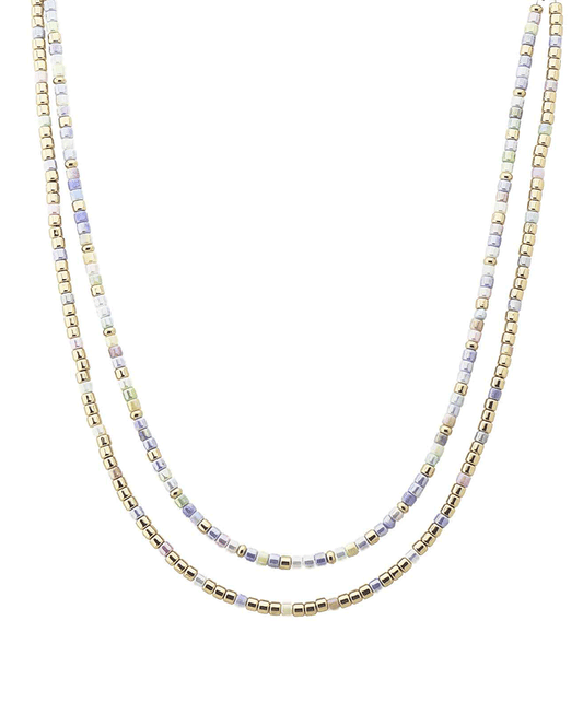 Double Strand Beaded Necklace