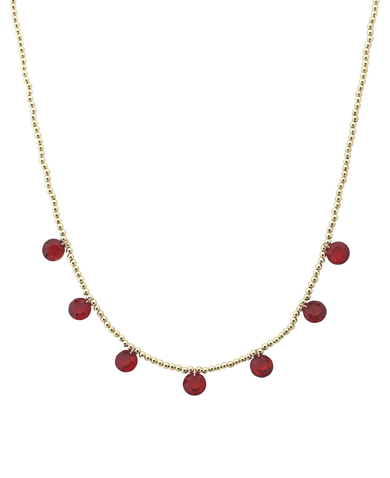 Multi Drop Station Necklace