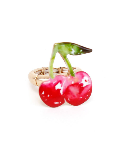 Cherry Print Ring