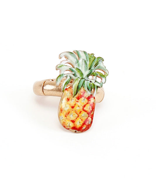 Pineapple Print Ring