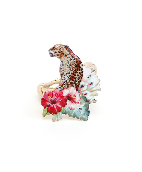 Leopard Print Ring