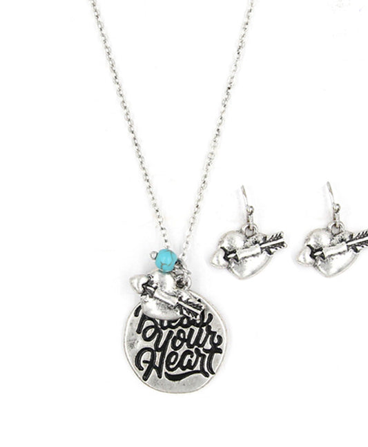 BLESS YOUR HEART Necklace Set