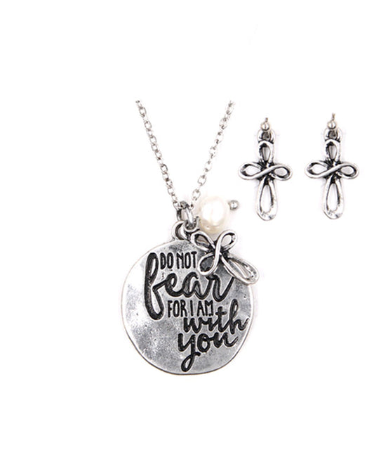 Message Necklace Set - DO NOT FEAR