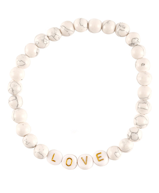 Love Semi Bead Bracelet