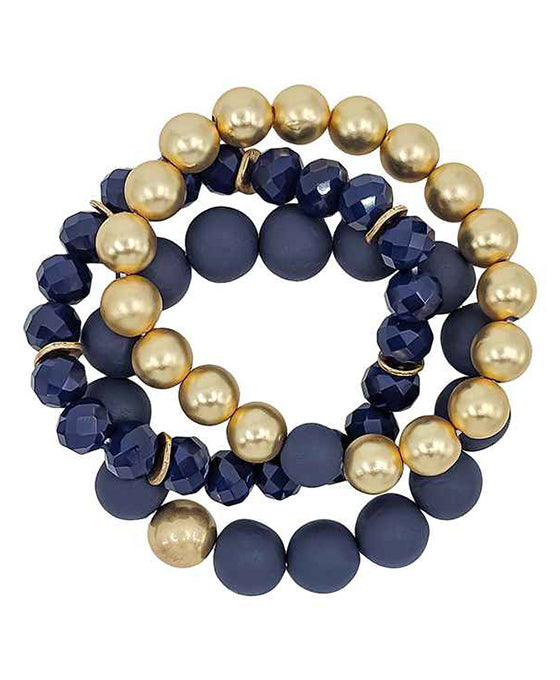 12mm Clay Ball & Beads & CCB Bracelet