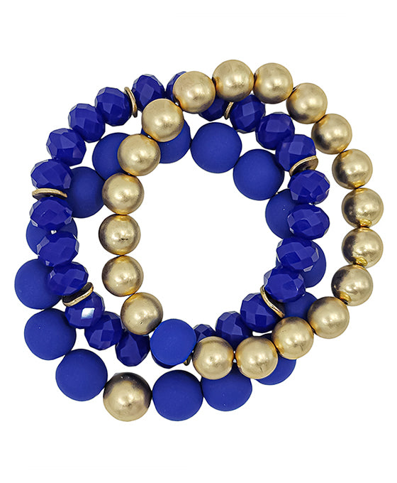 12mm Clay Ball & Beads & CCB Bracelet